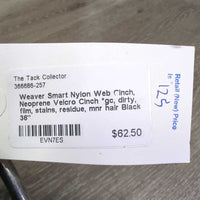 Nylon Web Cinch, Neoprene Velcro Cinch *gc, dirty, film, stains, residue, mnr hair

