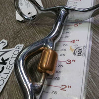 LS High Port Western Curb Bit, Copper Roller *xc/like new, clean
