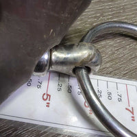 Thick Wide Cherry Roller Loose Ring Bit, Rubber Bit Guards *gc, dirty, residue, scratches
