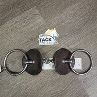 Thick Wide Cherry Roller Loose Ring Bit, Rubber Bit Guards *gc, dirty, residue, scratches
