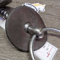 Thick Wide Cherry Roller Loose Ring Bit, Rubber Bit Guards *gc, dirty, residue, scratches
