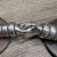 Thick Wide Cherry Roller Loose Ring Bit, Rubber Bit Guards *gc, dirty, residue, scratches
