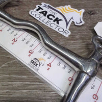 Low Port Mullen Mouth Kimberwick Bit, chain, hooks *vgc, clean, mnr rubs, scuffs & scratches
