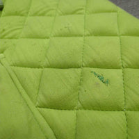 Thick Quilt Jumper Pad, 2x pockets, 1x piping *gc/fair, clean, pills, stains, mnr rubs, snags, hair, threads, repairs, faded
