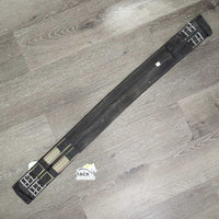 Nylon Web & Neoprene Short - Dressage Girth, els *gc/vgc, dirty, film, stains, hairy seams, older?
