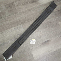 Nylon Web & Neoprene Short - Dressage Girth, els *gc/vgc, dirty, film, stains, hairy seams, older?
