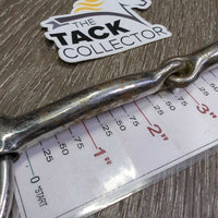 Narrow Sweet Iron Western Loose Ring Bit *gc/fair, rubs, clean, v.rusty, scuffs, chews, scratches
