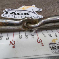 Narrow Sweet Iron Western Loose Ring Bit *gc/fair, rubs, clean, v.rusty, scuffs, chews, scratches
