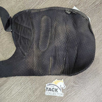 Closed Neoprene Boots, velcro *gc, clean, mnr hair, residue, dirty, rubs, edge frays, older
