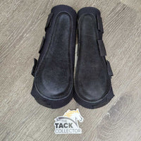 Closed Neoprene Boots, velcro *gc/fair, clean, faded, rubs, peeling edges, hairy, threads, torn & holes
