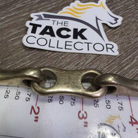 Thin Light French Link Loose Ring Bit, flat center bar *gc, clean, scuffs, rubs, chews, scratches, stains
