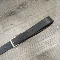 Flat Breastplate, 2x straps, snaps *gc, older, clean, residue rubs, creases, mnr dirt, hair, slice
