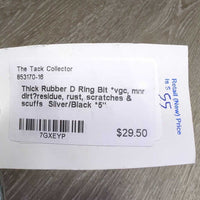 Thick Rubber D Ring Bit *vgc, mnr dirt?residue, rust, scratches & scuffs
