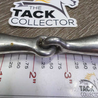 Thick Hollow Eggbutt Bit *gc, clean, scuffs, scratches, dents, residue & stains

