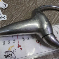 Thick Hollow Eggbutt Bit *gc, clean, scuffs, scratches, dents, residue & stains
