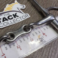 Double Joint French Link Full Cheek Bit *vgc, clean, scuffed, residue

