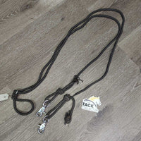 Bungee Training Device?Reins?, 2x alligator snaps *gc, dusty, dirt, faded, rubs, frayed end
