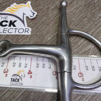 Narrow Full Cheek Bit *gc, clean, scuffs, loose joint, residue, stains, scratches
