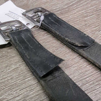 Soft Thick Stirrup Leathers *UNSTITCHED, NEED Repair, fair/gc, mnr scrapes, rubs, dents 7 scuffs
