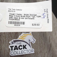 Halter - Bridle Storage Bag, 3 Hook Bridle Rack *vgc, TORN side, clean & dirty?stains
