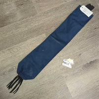 Hvy Cordura Tail Bag, fringe end, 2x snap top *vgc, clean, v.mnr dirt?residue & edge frays & faded
