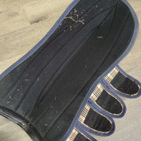 Tall Front & Hind Shipping Boots, tags *like new?, dust, shavings, dirty velcro, older

