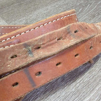 Leather Cribbing Collar *gc/fair, clean, scrapes, chewed, scratches, mnr dirt?residue
