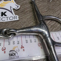 Double Joint French Link Full Cheek Bit *vgc, mnr scratches, scuffs, residue
