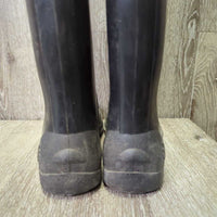Thick Rubber Boots *gc, mnr dirt, residue, scuffs
