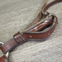 Leather Breastcollar, Tooled Floweres *gc, clena, older, rust, stains, Missing conchos, scratches, rubs
