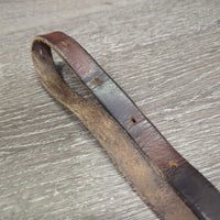 Leather Breastcollar, Tooled Floweres *gc, clena, older, rust, stains, Missing conchos, scratches, rubs
