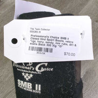 Closed Hind Sport Boots, velcro *vgc, hairy, sandy, mnr rubs, dirt & stains
