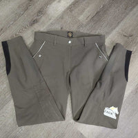 Euro Seat Breeches *vgc, mnr faded edges & undone stitching
