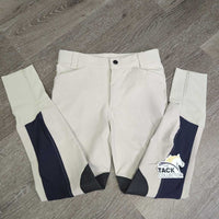 JUNIORS Light Euro Seat Breeches *vgc/xc, clean, seam puckers
