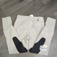 JUNIORS Light Euro Seat Breeches *vgc/xc, clean, seam puckers
