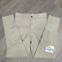 JUNIORS Euro Seat Breeches, Pull On *xc/like new, clean, mnr rubs & stains
