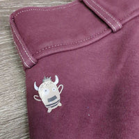 JUNIORS Hvy Cotton Breeches *vgc/gc, clean, faded, mnr rubs & pills

