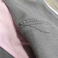 Hvy Cotton Breeches *gc, faded, puckers, hairy velcro, older
