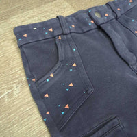 JUNIORS Hvy Cotton Euro Seat Breeches *gc, mnr faded, seam puckers, rubs, pills, seat: snag/run
