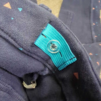 JUNIORS Hvy Cotton Euro Seat Breeches *gc, mnr faded, seam puckers, rubs, pills, seat: snag/run
