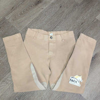 JUNIORS Hvy Cotton Breeches, Pull On *gc, mnr faded, rubs, pills, breaking elastic
