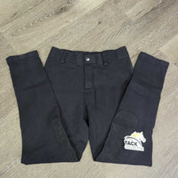 JUNIORS Hvy Cotton Breeches, Pull On *gc/fair, clean, mnr faded, rubs, pills & hair, sm seam holes
