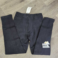 JUNIORS Hvy Cotton Breeches, Pull On *gc/fair, clean, mnr faded, rubs, pills & hair, sm seam holes
