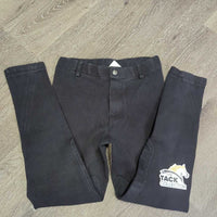 JUNIORSHvy Cotton Breeches, Pull On *gc, clean, v.faded, cracking dry elastics

