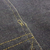 Thick Stretchy Denim Riding Pant/Breeches, Pull On *vgc, clean, mnr rubs, pills & unstitched seam
