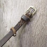 Soft Bridle *vgc, NO CHEEKS, extended throat, repair? replaced keeper, xholes, clean
