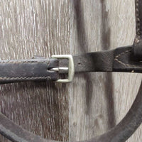 Soft Bridle *vgc, NO CHEEKS, extended throat, repair? replaced keeper, xholes, clean
