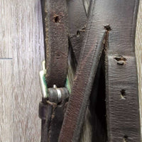 Soft Bridle *vgc, NO CHEEKS, extended throat, repair? replaced keeper, xholes, clean
