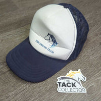 Light Mesh Baseball Cap "The Dream Team" *gc, mnr stains?dirt & dusty
