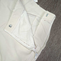 High Waist Breeches, side zip *gc/fair, rubs, pills, stains, older, unstitched seams, dingy, seam puckers, older
